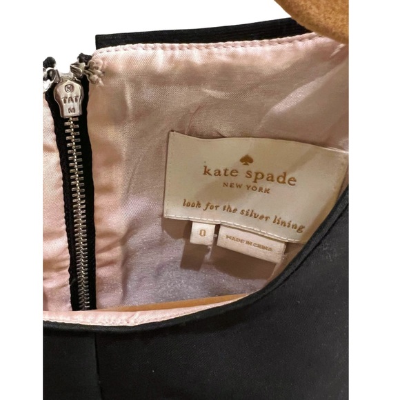 Kate Spade Little Black Dress Size 0 - Picture 2 of 3